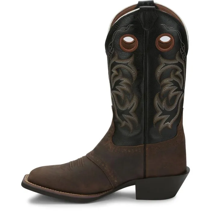 Western Men Justin Boots Rolliker 12034 Western Boot Tan 040brown041