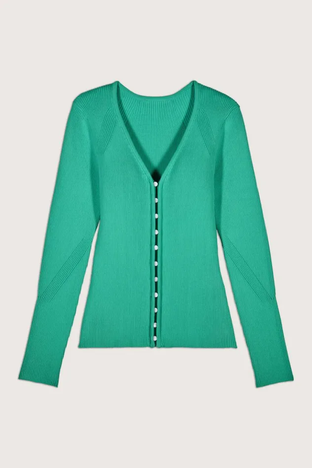 WilamLongSleeve Cardigan Clothing Baandsh Sweaters and Cardigans
