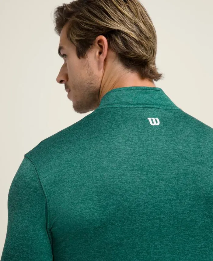 Wilson Outerwear Men Everyday Performance HalfZip 8211 Field Green