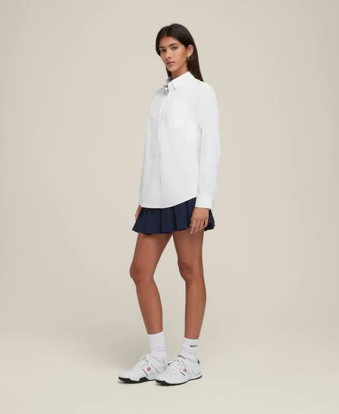 Wilson Polos Women Classic Button Up 8211 Bright White Wilson Polos Women Classic Button Up 8211 Bright White