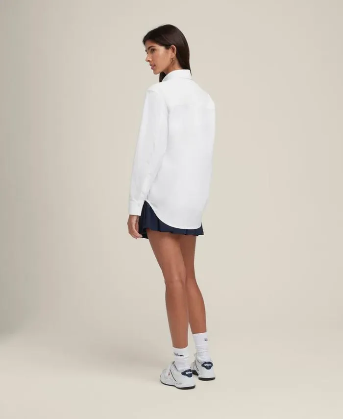 Wilson Polos Women Classic Button Up 8211 Bright White Wilson Polos Women Classic Button Up 8211 Bright White