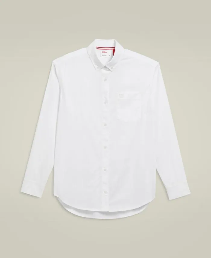 Wilson Polos Women Classic Button Up 8211 Bright White Wilson Polos Women Classic Button Up 8211 Bright White