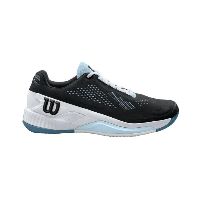 Wilson Shoes Sports Women039s Rush Pro 40 Tennis Shoe 8211 Black White Blue
