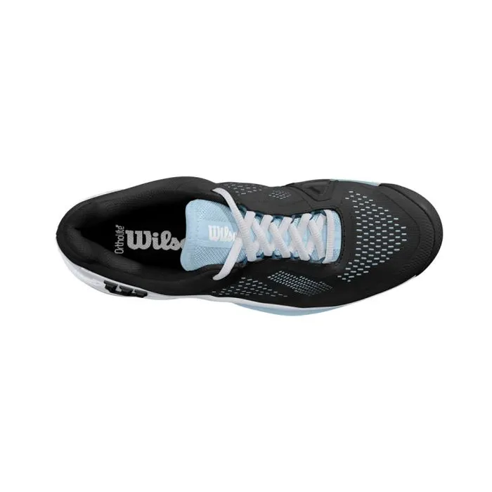 Wilson Shoes Sports Women039s Rush Pro 40 Tennis Shoe 8211 Black White Blue