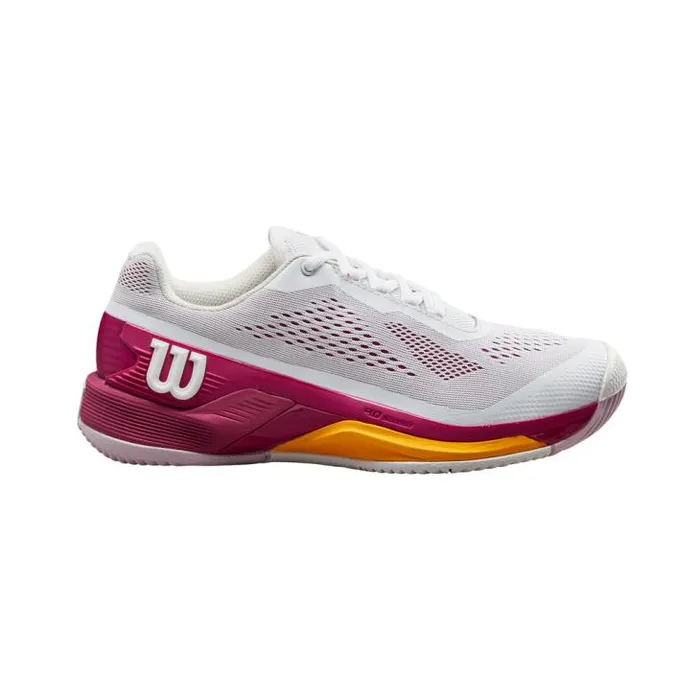 Wilson Shoes Sports Women039s Rush Pro 40 Tennis Shoe 8211 Red White