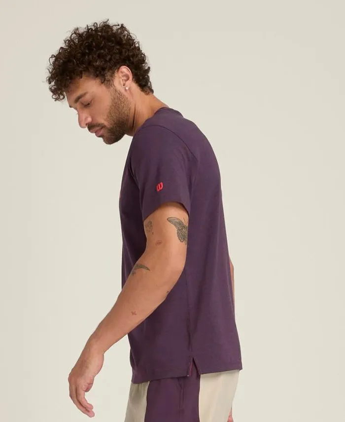 Wilson Tees Men Easy Street Tee 8211 Plum