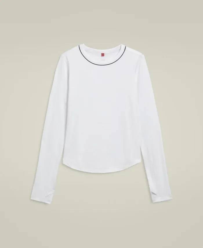 Wilson Tees Women All Day Long Sleeve 8211 Bright White