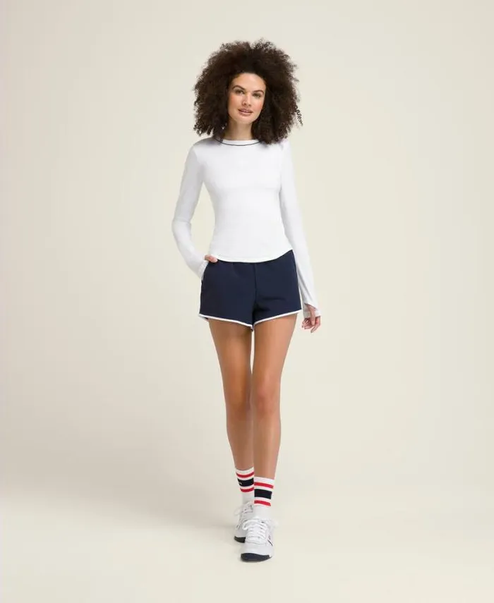 Wilson Tees Women All Day Long Sleeve 8211 Bright White
