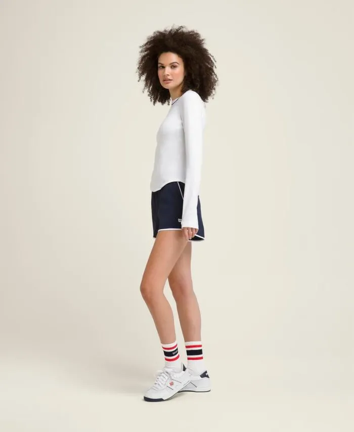 Wilson Tees Women All Day Long Sleeve 8211 Bright White