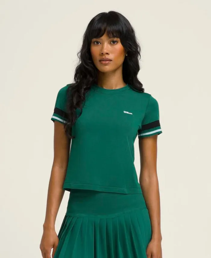 Wilson Tees Women Brooklyn Seamless Tee 8211 Club Green