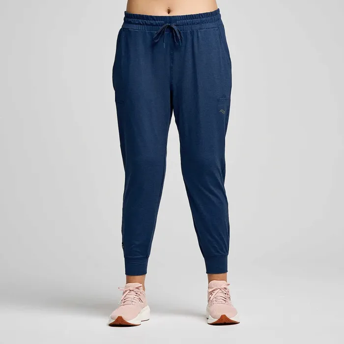 Women8217s Triumph Pant Navy Heather Women Bottoms Saucony