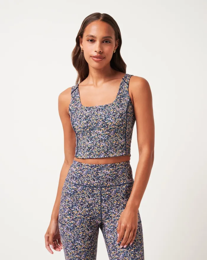 Women Active Tops TravisMathew JETSET MINDSET 20 TANK Cream Multi