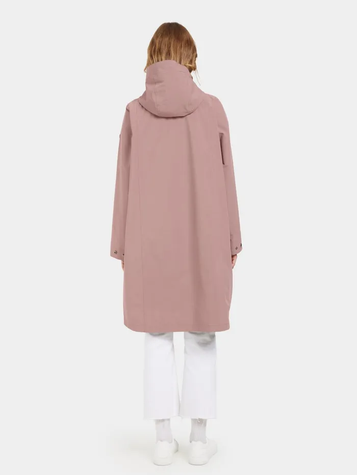 Women Adria Parka Faded Wine Didriksons Spring Jackets