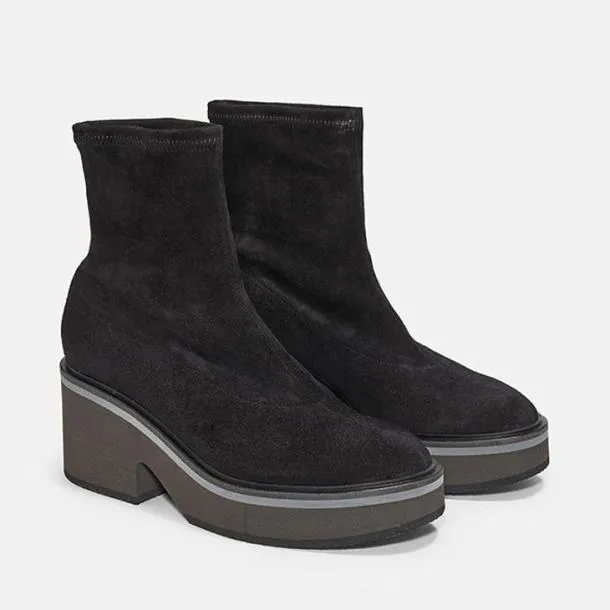 Women ALBANE Suede Black Clergerie Ankle Boots