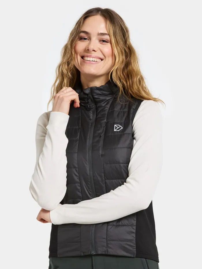 Women Anja Womans Vest Black Didriksons Vests