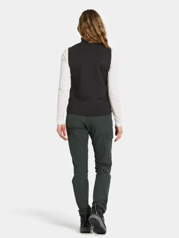 Women Anja Womans Vest Black Didriksons Vests