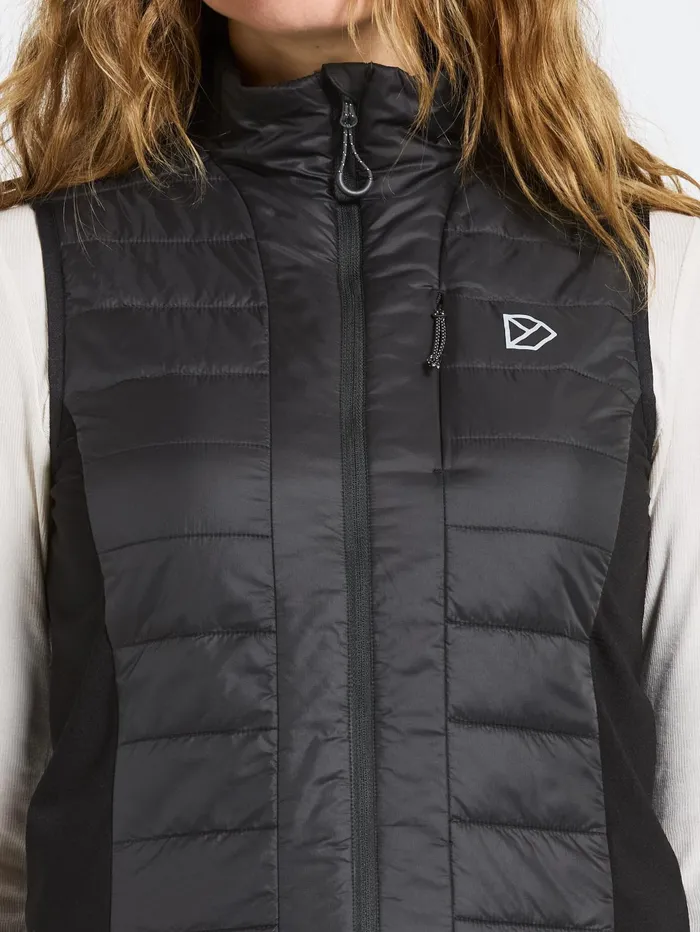 Women Anja Womans Vest Black Didriksons Vests