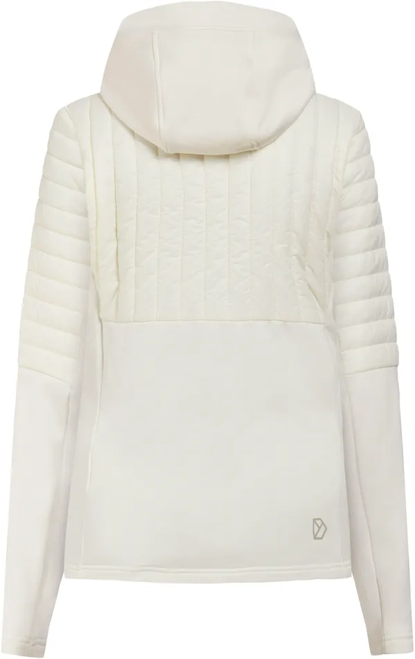 Women Annema FullZip Shell White Didriksons Outdoor Jackets