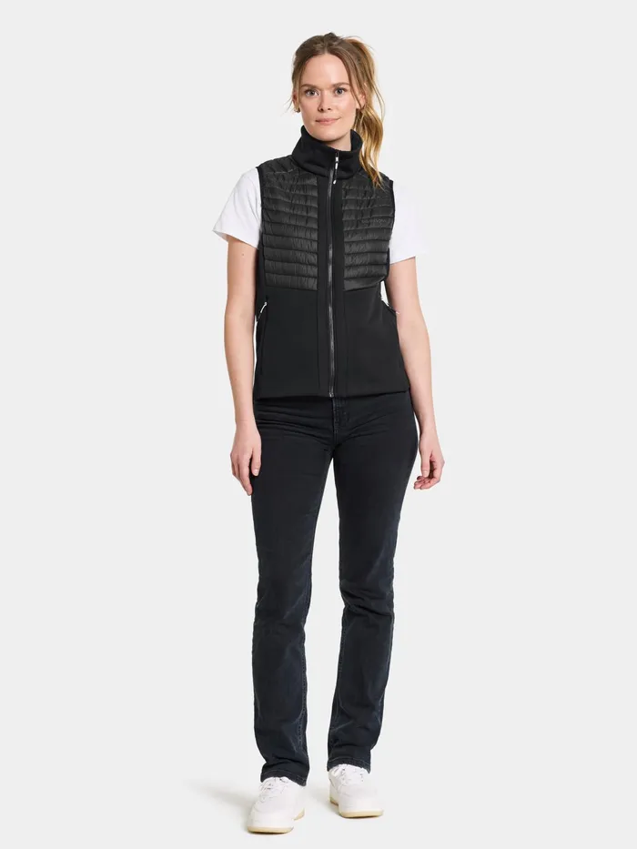 Women Annema Vest Black Didriksons Vests