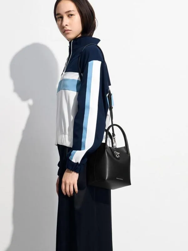 Women Aubrielle Bucket Bag 8211 Noir CHARLES and KEITH Bucket Bags