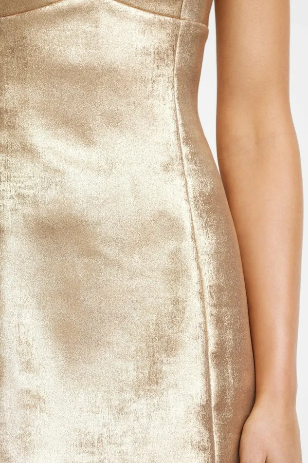 Women BARTIN MINI DRESS Gold Acler Mini Dresses