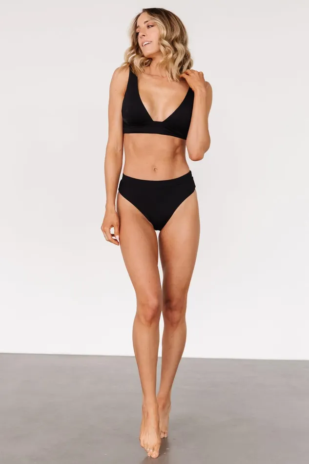 Women Bikini Baltic Born Formentera High Waist Bikini Bottom Black