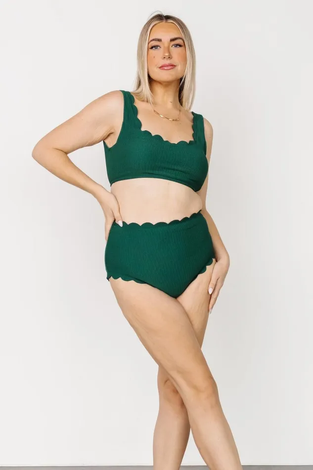 Women Bikini Baltic Born Honolulu High Waist Bikini Bottom Green Women Bikini Baltic Born Honolulu High Waist Bikini Bottom Green