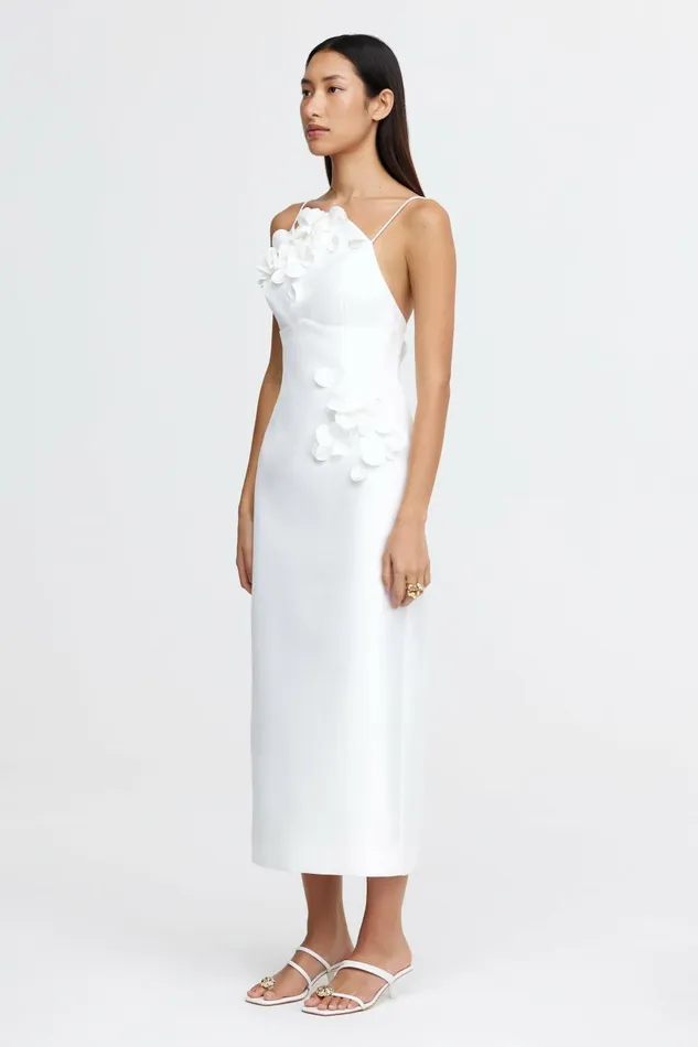 Women BILSTON MIDI DRESS Ivory Acler Maxi Dresses