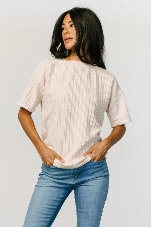Women Blouses Shirts Baltic Born Roxi Open Back Tie Top Natural