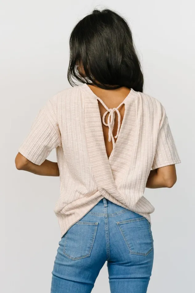 Women Blouses Shirts Baltic Born Roxi Open Back Tie Top Natural Women Blouses Shirts Baltic Born Roxi Open Back Tie Top Natural