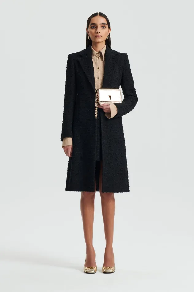 Women BOUCLE COAT BLACK Coats Scanlan Theodore