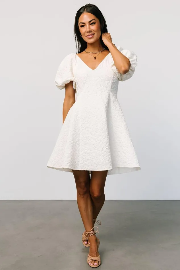 Women Bridal Baltic Born Eulalie Mini Dress Cream Women Bridal Baltic Born Eulalie Mini Dress Cream