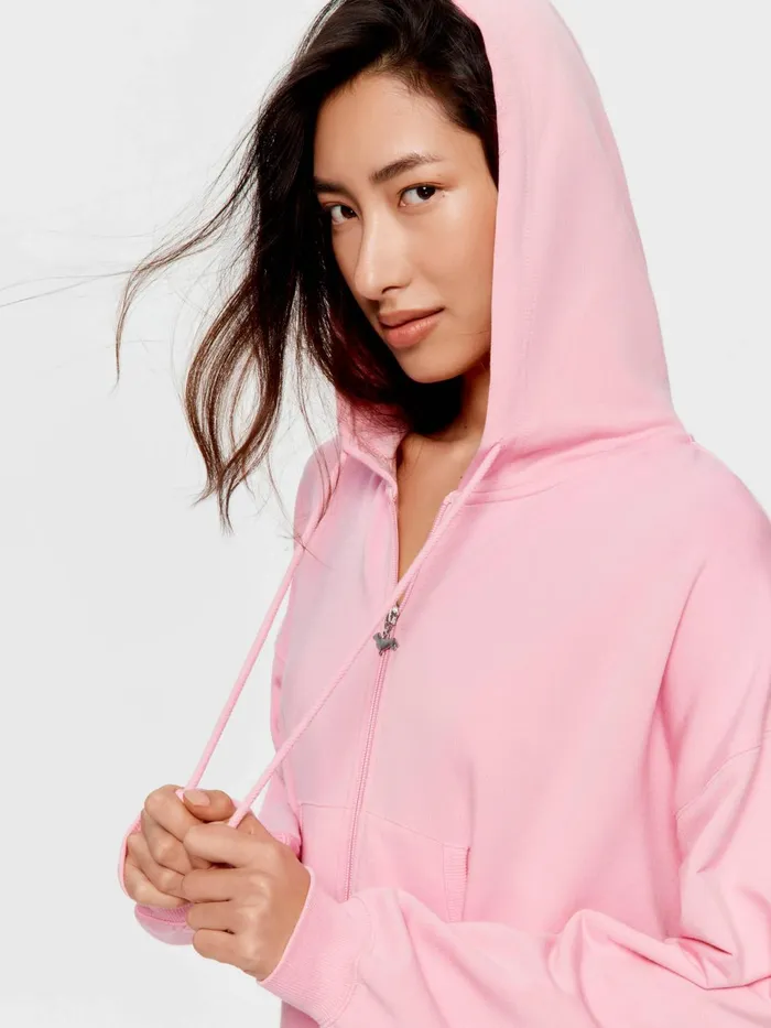 Women Bubblegum Hoodie Pink Peter Alexander Tops