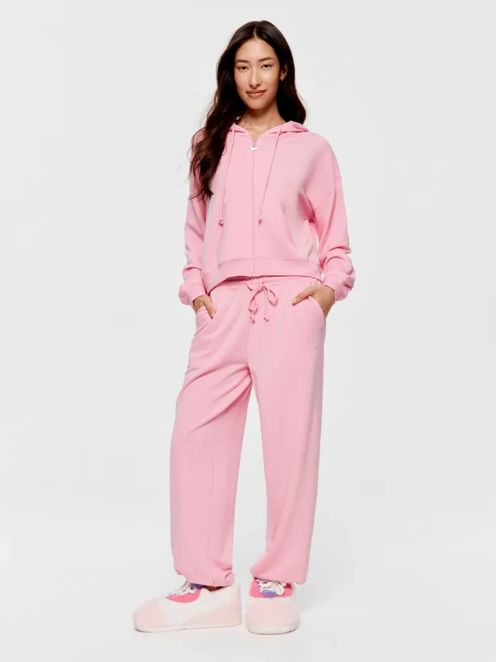 Women Bubblegum Hoodie Pink Peter Alexander Tops