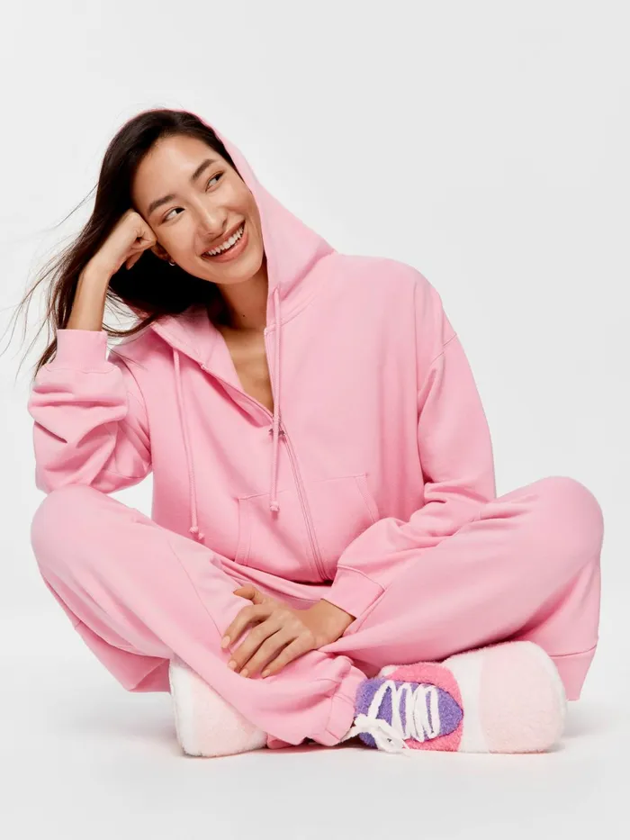 Women Bubblegum Hoodie Pink Peter Alexander Tops