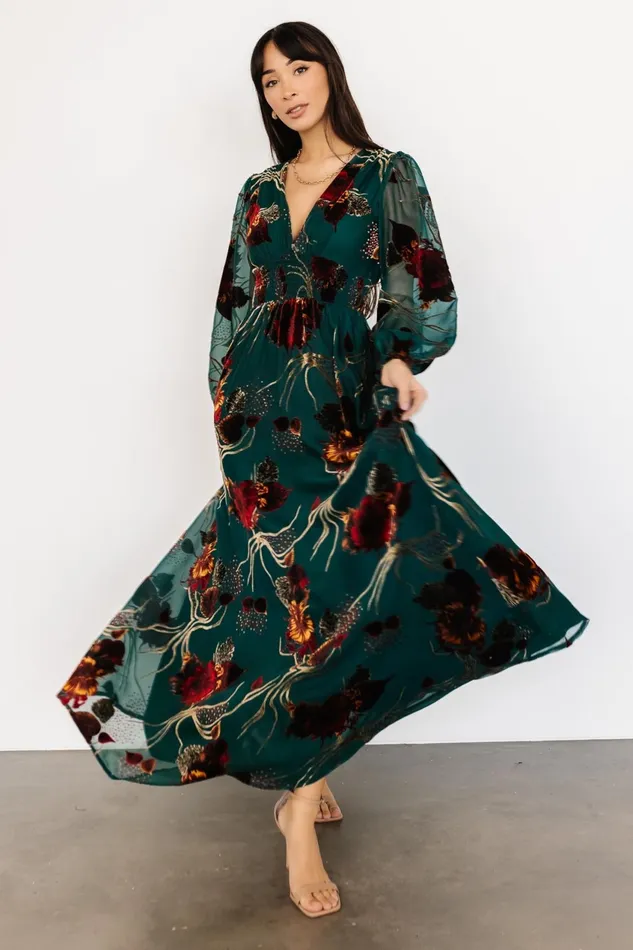 Women Bump Friendly Baltic Born Mikla Maxi Dress Jade Multi Women Bump Friendly Baltic Born Mikla Maxi Dress Jade Multi