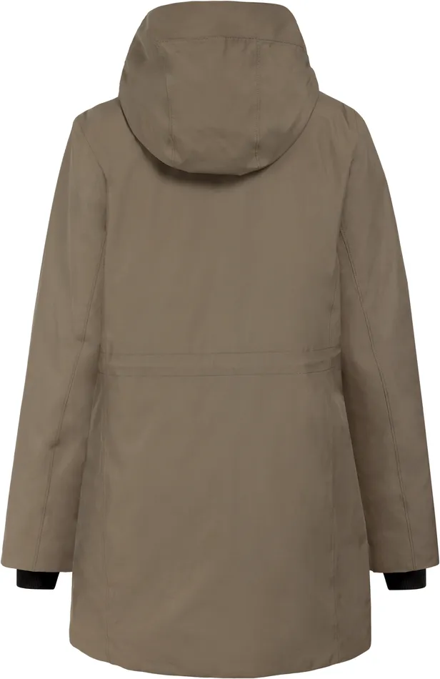 Women Cajsa Parka Walnut Didriksons Autumn Jackets