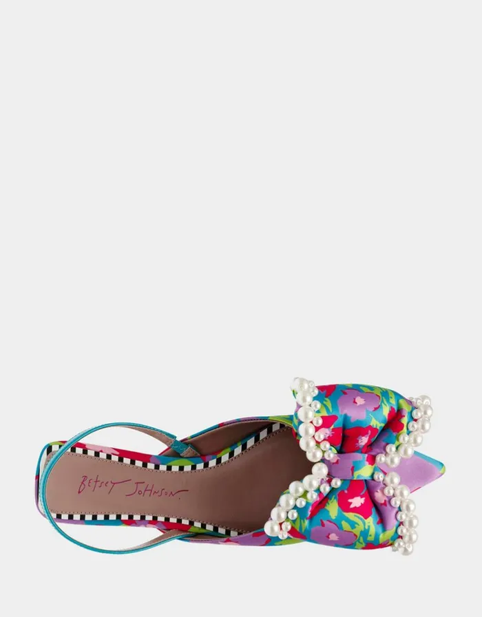 Women CAMILO GREEN MULTI Teal Multi Betsey Johnson