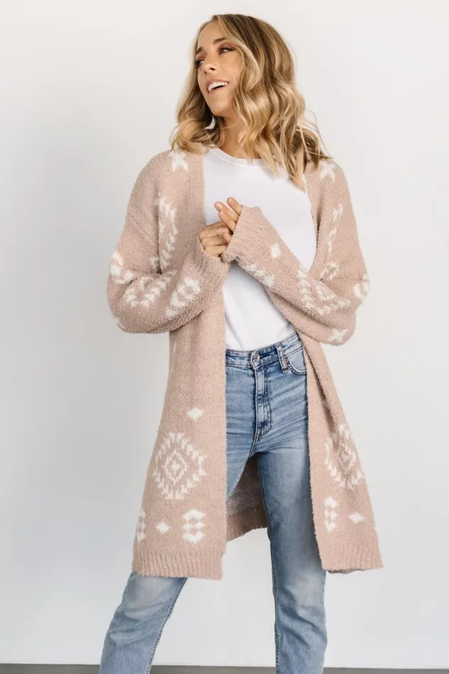 Women Cardigans Baltic Born Missoula Oversized Cardigan Sand Off White