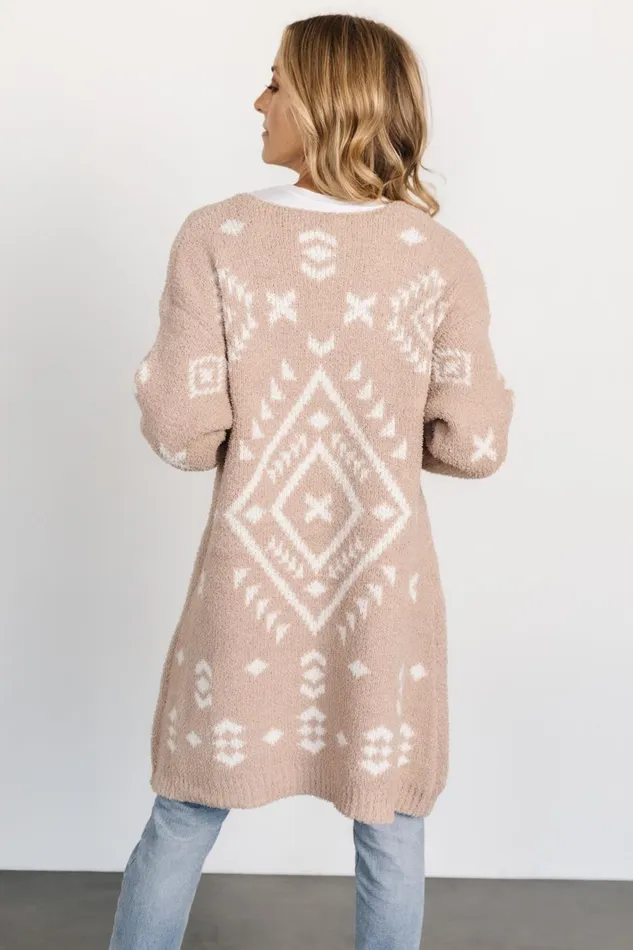 Women Cardigans Baltic Born Missoula Oversized Cardigan Sand Off White