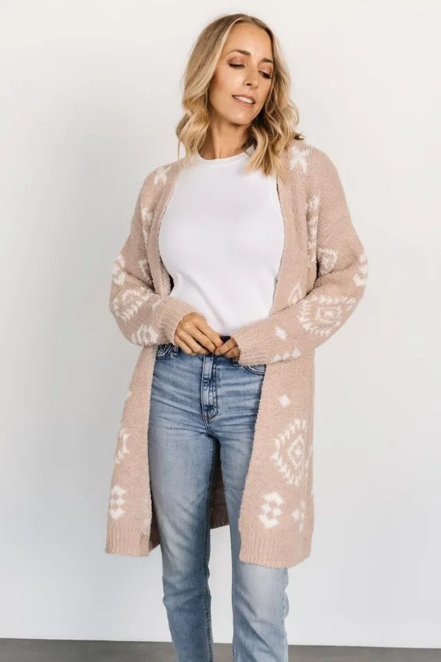 Women Cardigans Baltic Born Missoula Oversized Cardigan Sand Off White
