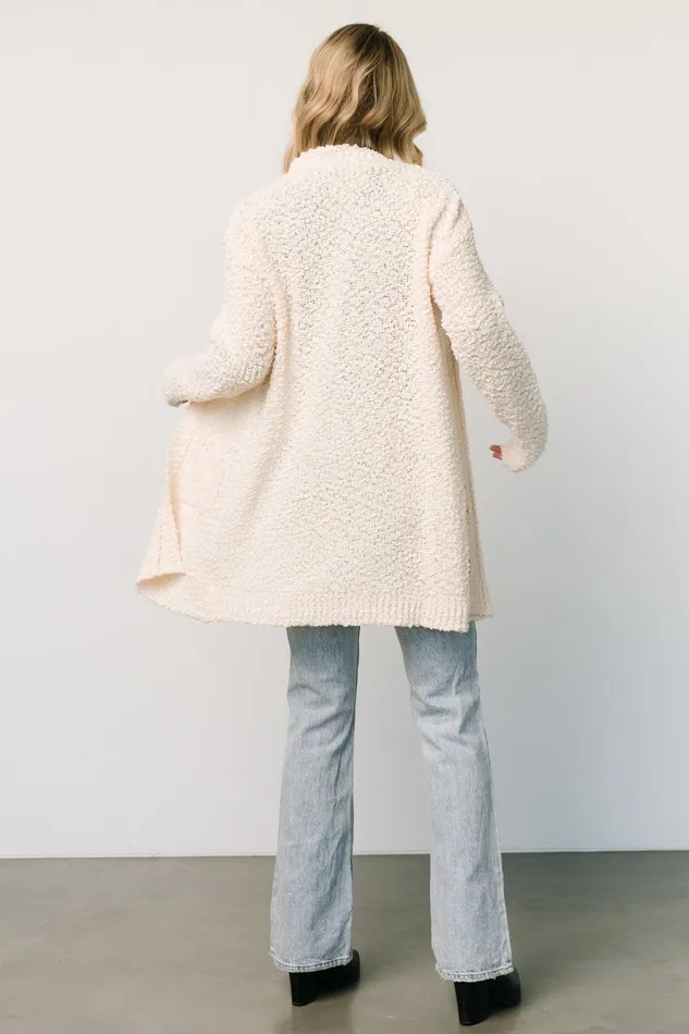Women Cardigans Baltic Born Oxford Pocket Cardigan Cream Women Cardigans Baltic Born Oxford Pocket Cardigan Cream