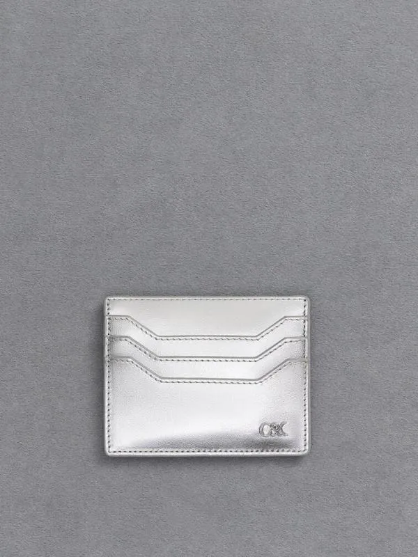 Women Carli Metallic Leather MultiSlot Card Holder 8211 Silver CHARLES and KEITH Card Holders Women Carli Metallic Leather MultiSlot Card Holder 8211 Silver CHARLES and KEITH Card Holders