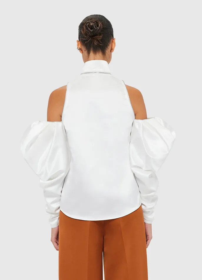 Women Christa Blouse 8211 Snow Tops and Shirts LEO LIN