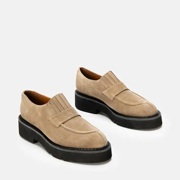 Women CLARK Suede Gobi Clergerie Loafers and Moccasins