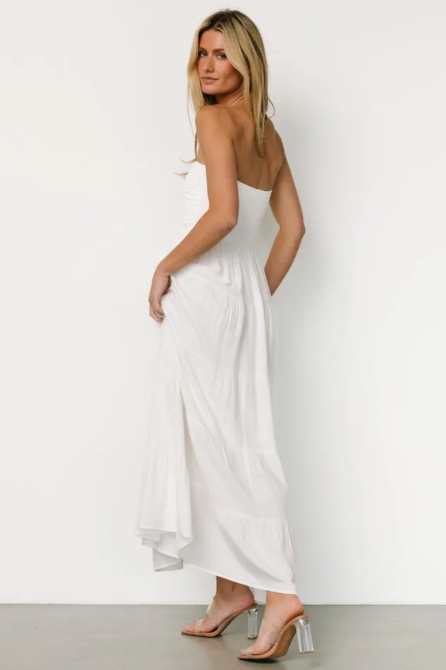 Women Cover Ups Baltic Born Domenica Strapless Maxi Dress Off White Women Cover Ups Baltic Born Domenica Strapless Maxi Dress Off White