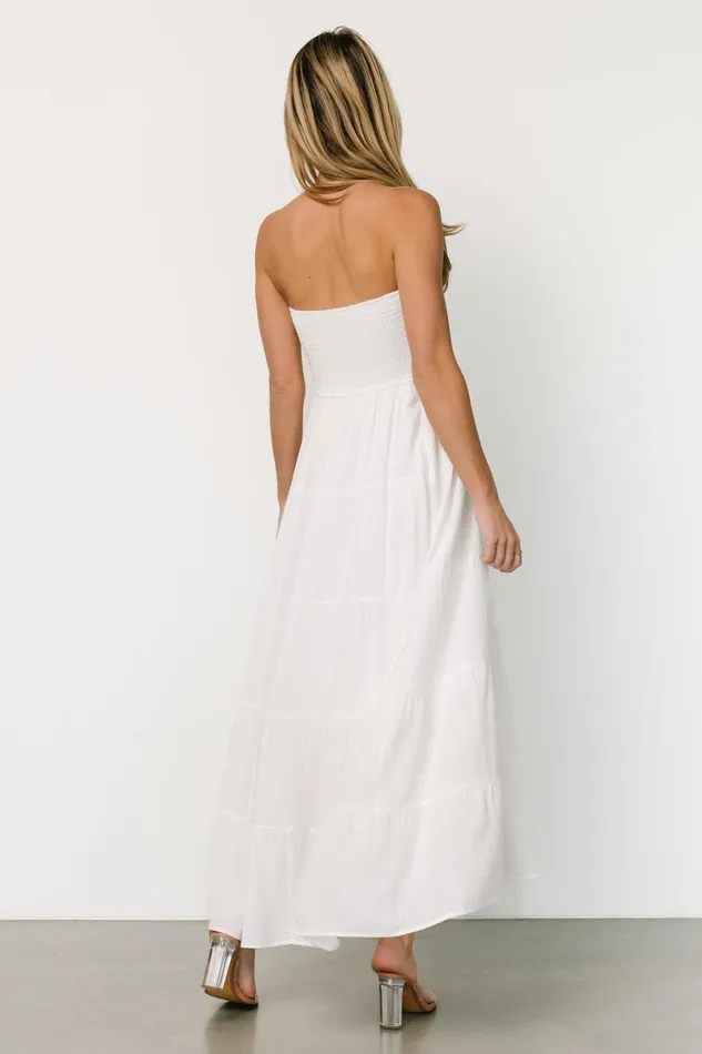Women Cover Ups Baltic Born Domenica Strapless Maxi Dress Off White Women Cover Ups Baltic Born Domenica Strapless Maxi Dress Off White