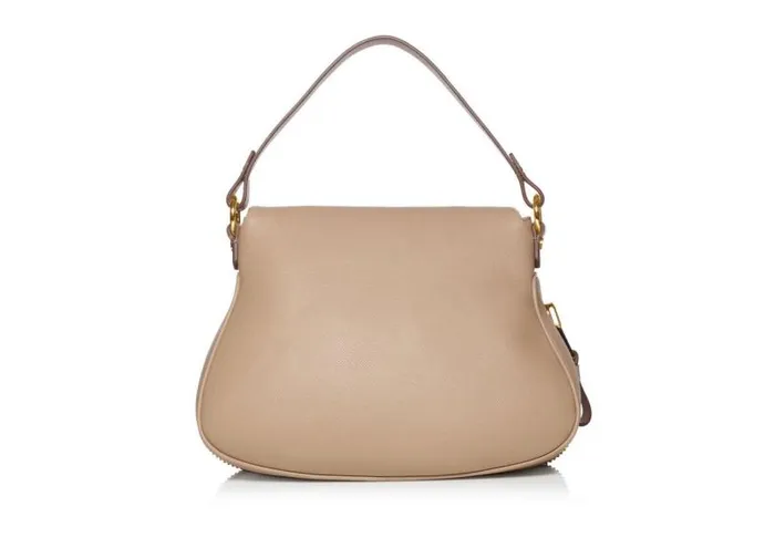 Women Cross Body Bags Tom Ford Medium Double Strap Jennifer Silk Taupe Women Cross Body Bags Tom Ford Medium Double Strap Jennifer Silk Taupe