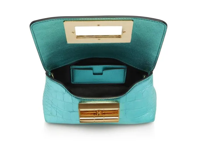 Women Cross Body Bags Tom Ford Metallic Stamped Leather Natalia Mini Bag Women Cross Body Bags Tom Ford Metallic Stamped Leather Natalia Mini Bag