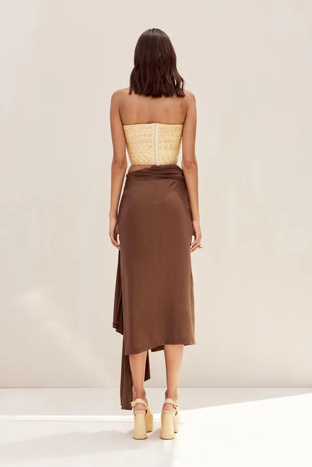 Women Cult Gaia Bottoms CAROLINE SKIRT 8211 AFFOGATO Women Cult Gaia Bottoms CAROLINE SKIRT 8211 AFFOGATO